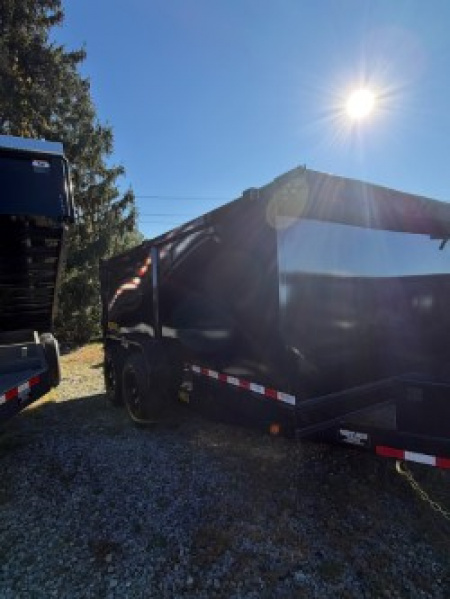 New 2026 Big Tex Trailers 14LX-14C2A-BK 7X14 TA 14K Dump Trailer
