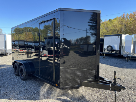 New 2026 SPARTAN 7X16 Enclosed Trailer, 16  On Center Construction Throughout, 7K GVWR, Polycor, 7' Interior