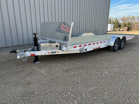 New 2026 H&H Trailers 24' Aluminum Speed Loader Tilt Trailer