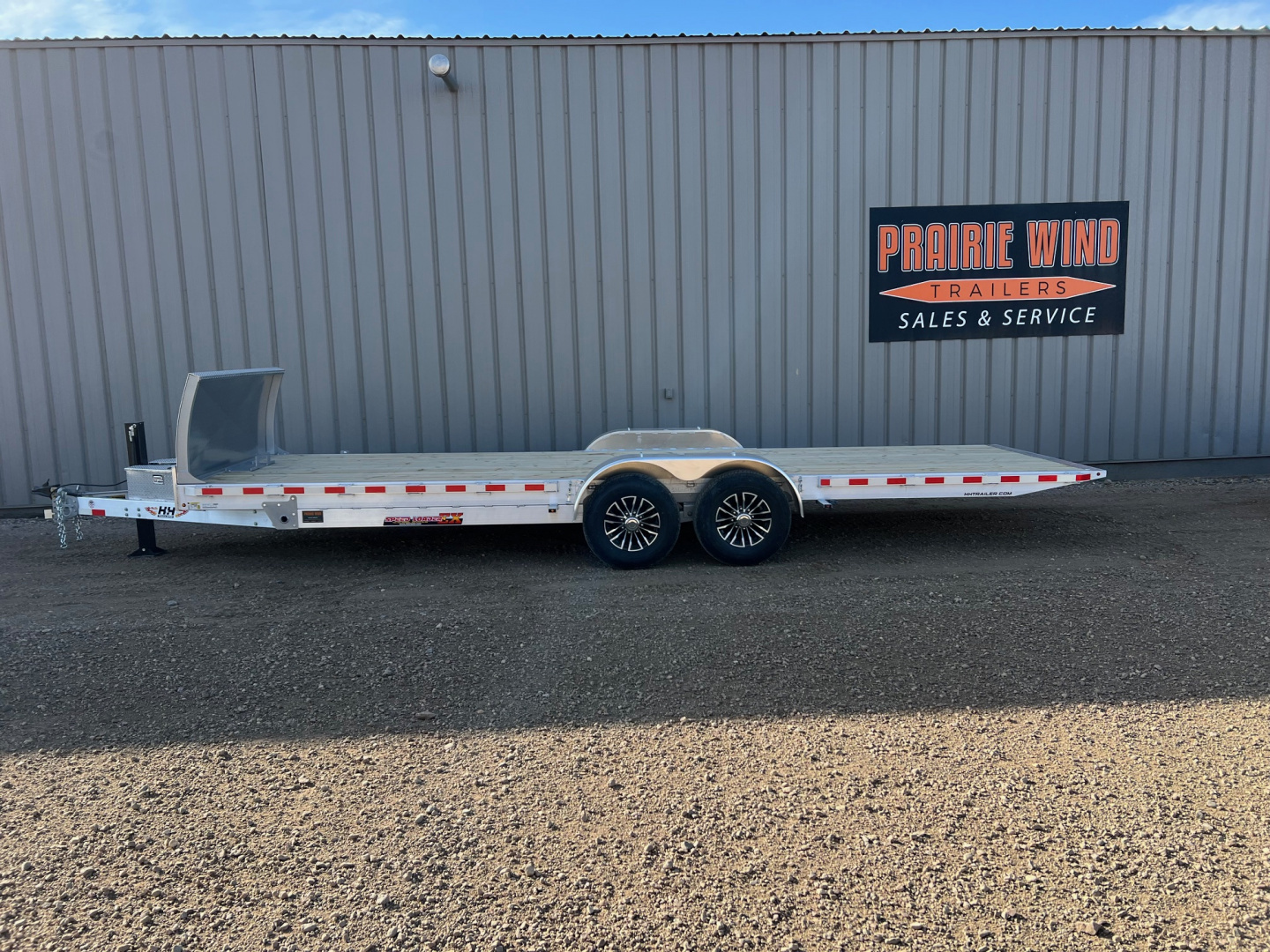 New 2026 H&H Trailers 24' Aluminum Speed Loader Tilt Trailer