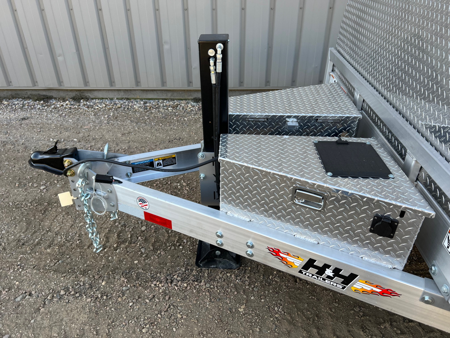 New 2026 H&H Trailers 24' Aluminum Speed Loader Tilt Trailer