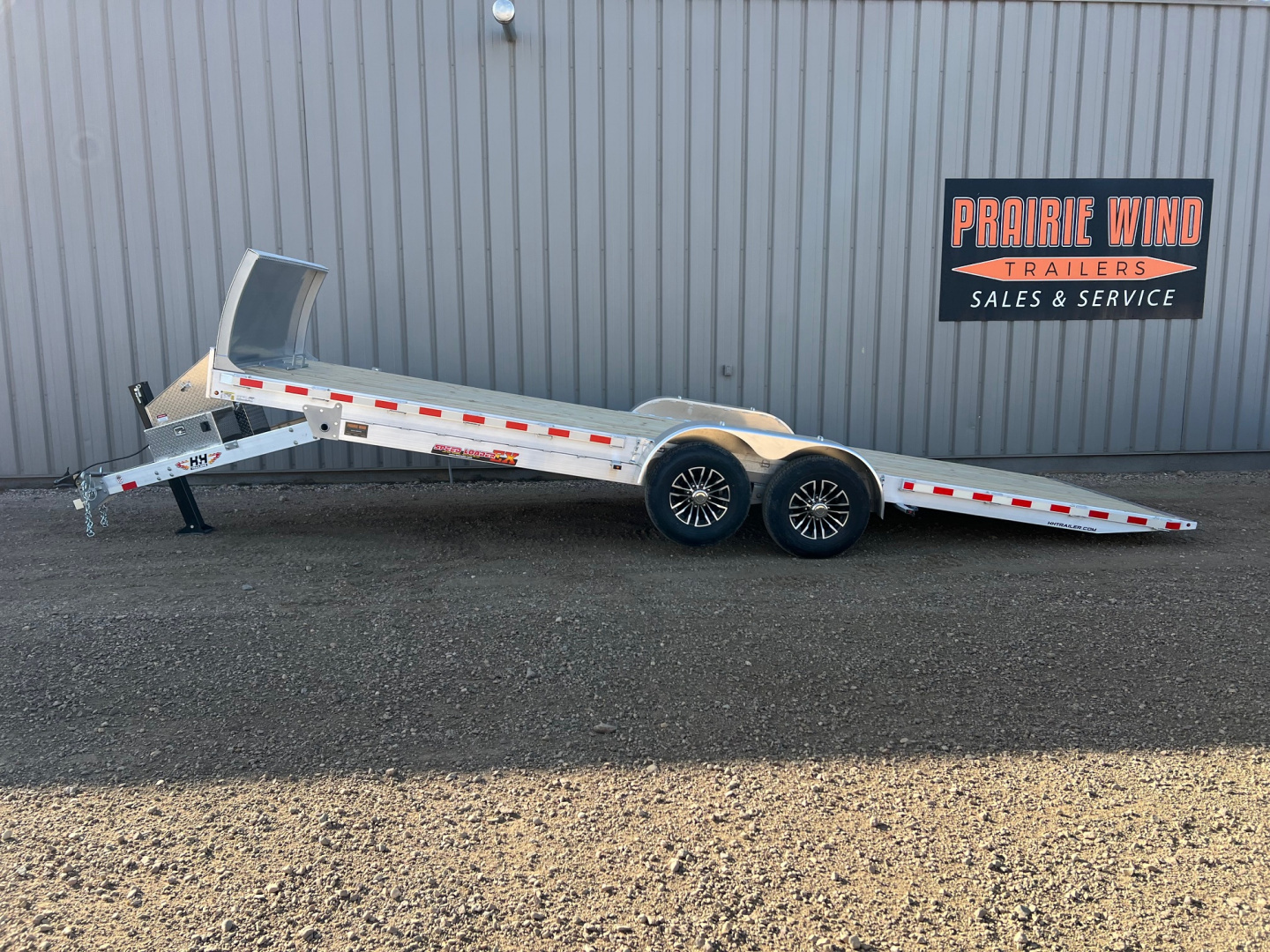New 2026 H&H Trailers 24' Aluminum Speed Loader Tilt Trailer