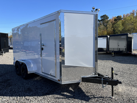 New 2026 Spartan Cargo 7X16 Enclosed Trailer, 10K GVWR, Polycor, 54  Ext Tube Tongue, 16  On Center With Tube Cross Members