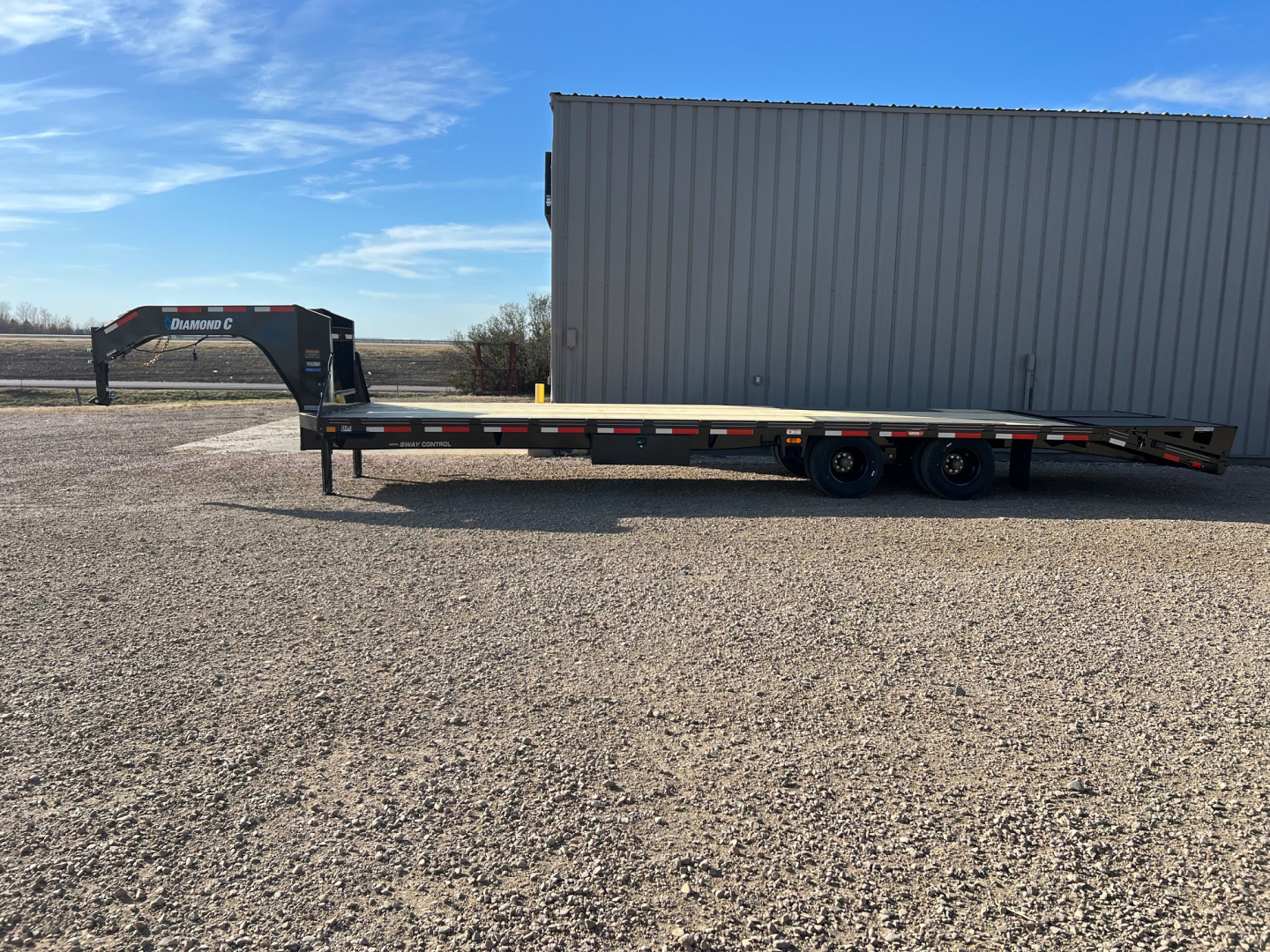 New 2026 Diamond C Trailers 32' FMAX212MR Gooseneck Flatbed Trailer