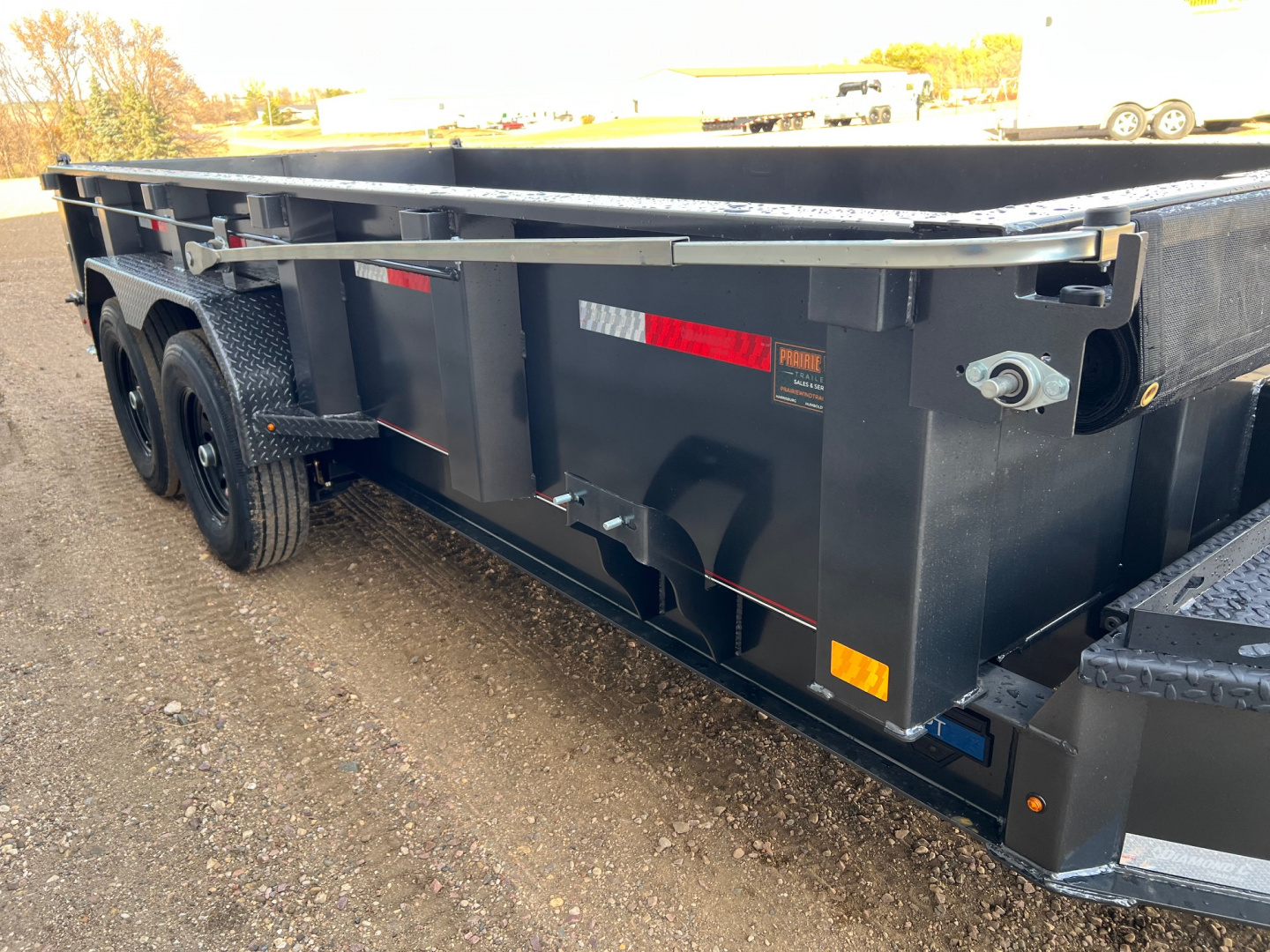 New 2026 Diamond C Trailers 16' LPT207 Telescopic Dump Trailer