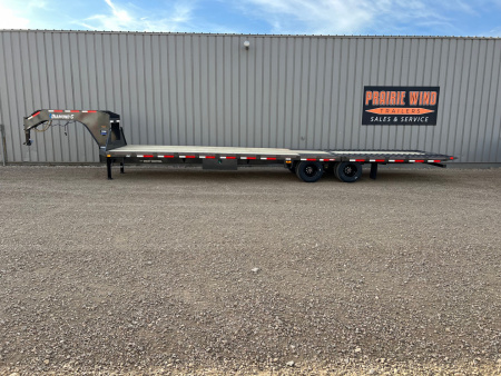 New 2026 Diamond C Trailers 35' FMAX212HDT Gooseneck Hydraulic Tail Flatbed Trailer