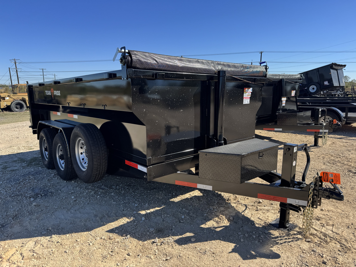 New 2026 Texas Pride Trailers DT71416KBP Dump Trailer