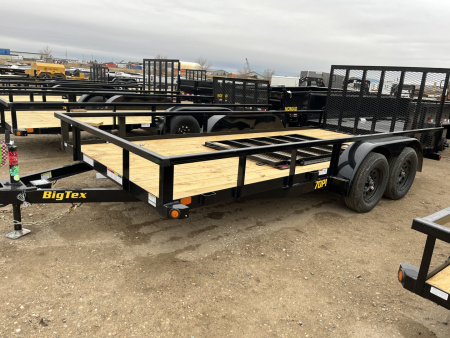 New 2026 Big Tex Trailers 70PI-16' Utility Trailer