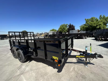 New 2026 Big Tex Trailers 7FT X 14FT 7K GVW TA Utility Trailer
