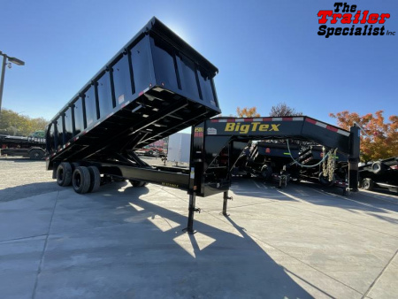 New 2025 Big Tex Trailers 7.5FT X 20FT 25K GVW TA Dump Trailer