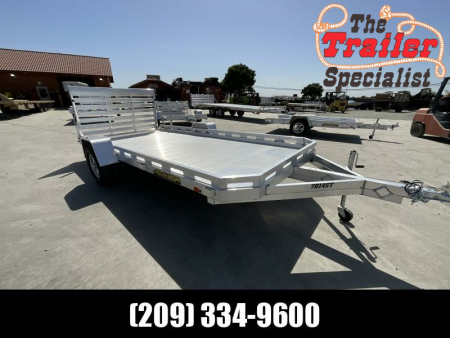New 2025 Aluma 6.5FT X 14FT 2990 GVW SA Utility Trailer