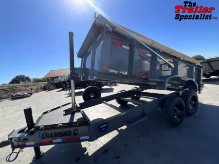 New 2025 Diamond C Trailers 7FT X 14FT 23K GVW Dump Trailer