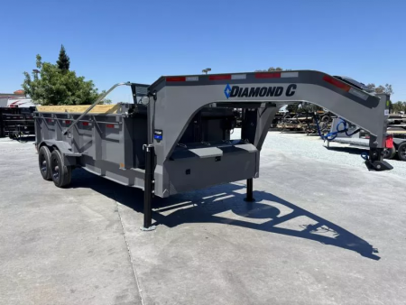 New 2025 Diamond C Trailers 7FT X 16FT 23K GVW Dump Trailer