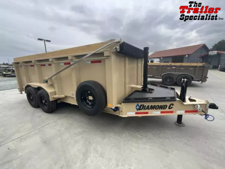 New 2026 Diamond C Trailers 7FT X 16FT 14.9K GVW Dump Trailer