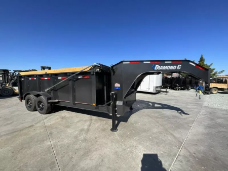 New 2026 Diamond C Trailers 7FT X 16FT 14.9K GVW Dump Trailer