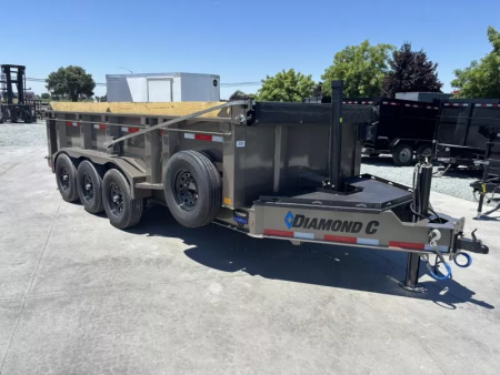 New 2025 Diamond C Trailers 7FT X 16FT 24K GVW Dump Trailer