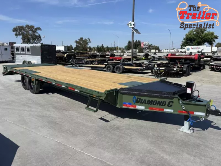 New 2025 Diamond C Trailers 8.5FT X 28FT 18K GVW Deckover Trailer