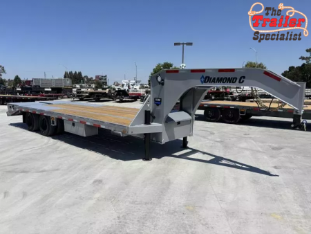 New 2025 Diamond C Trailers 8.5FT X 25FT 25.9K GVW Equipment Trailer