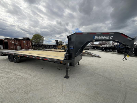 New 2025 Diamond C Trailers 8.5FT X 25FT 15.5K GVW Equipment Trailer