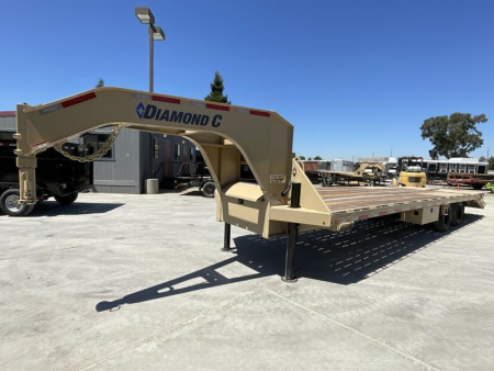 New 2024 Diamond C Trailers 8.5FT X 30FT 25.9K GVW Equipment Trailer