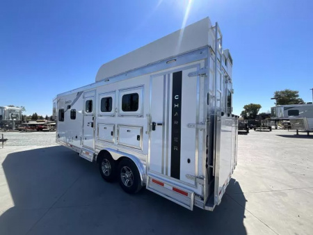 New 2026 Lakota CHARGER 3H SLANT 9FT LQ Horse Trailer