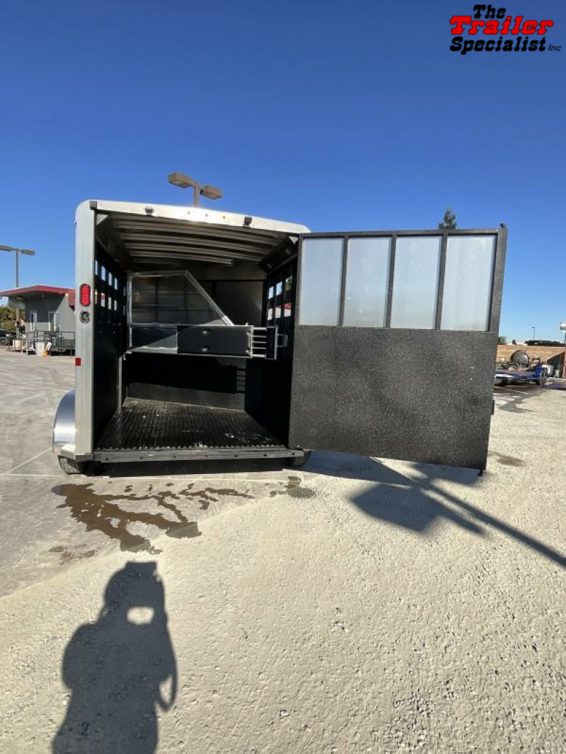 New 2023 Logan Coach 2 HORSE BULLSEYE COMBO BP Horse Trailer