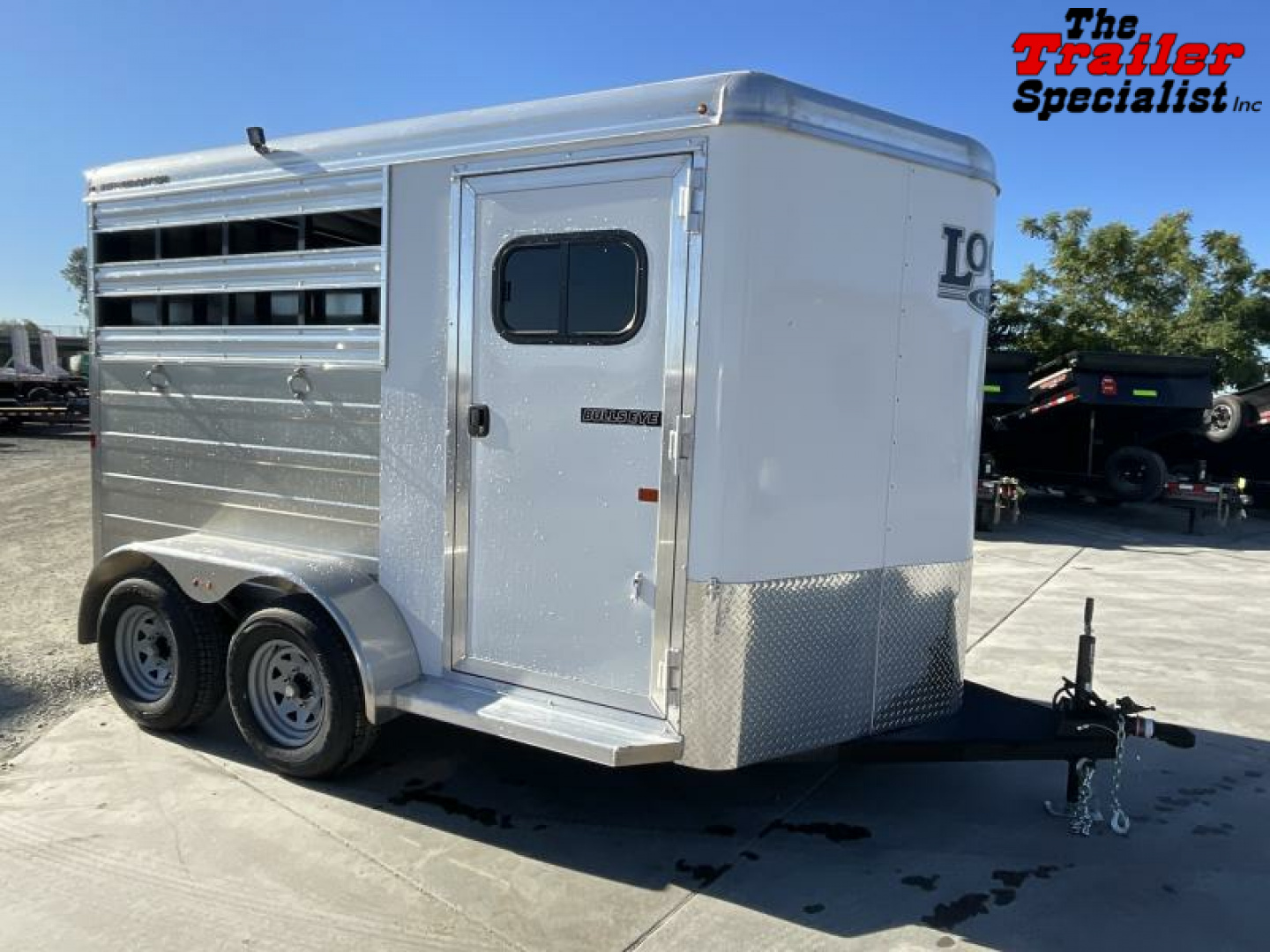New 2023 Logan Coach 2 HORSE BULLSEYE COMBO BP Horse Trailer