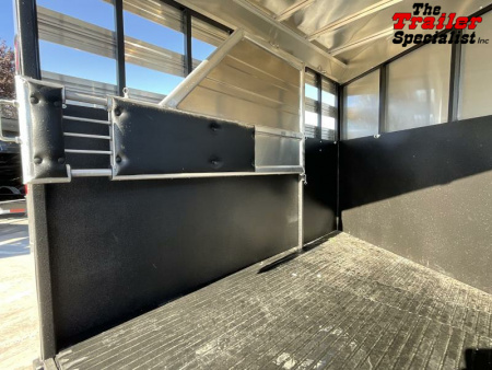 New 2023 Logan Coach 2 HORSE BULLSEYE COMBO BP Horse Trailer