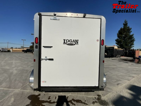 New 2023 Logan Coach 2 HORSE BULLSEYE COMBO BP Horse Trailer