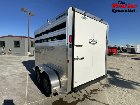 New 2023 Logan Coach 2 HORSE BULLSEYE COMBO BP Horse Trailer