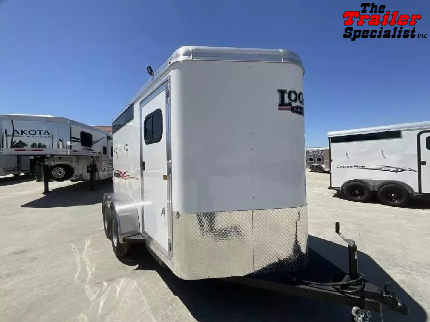 New 2025 Logan Coach 2 HORSE CROSSFIRE BP Horse Trailer