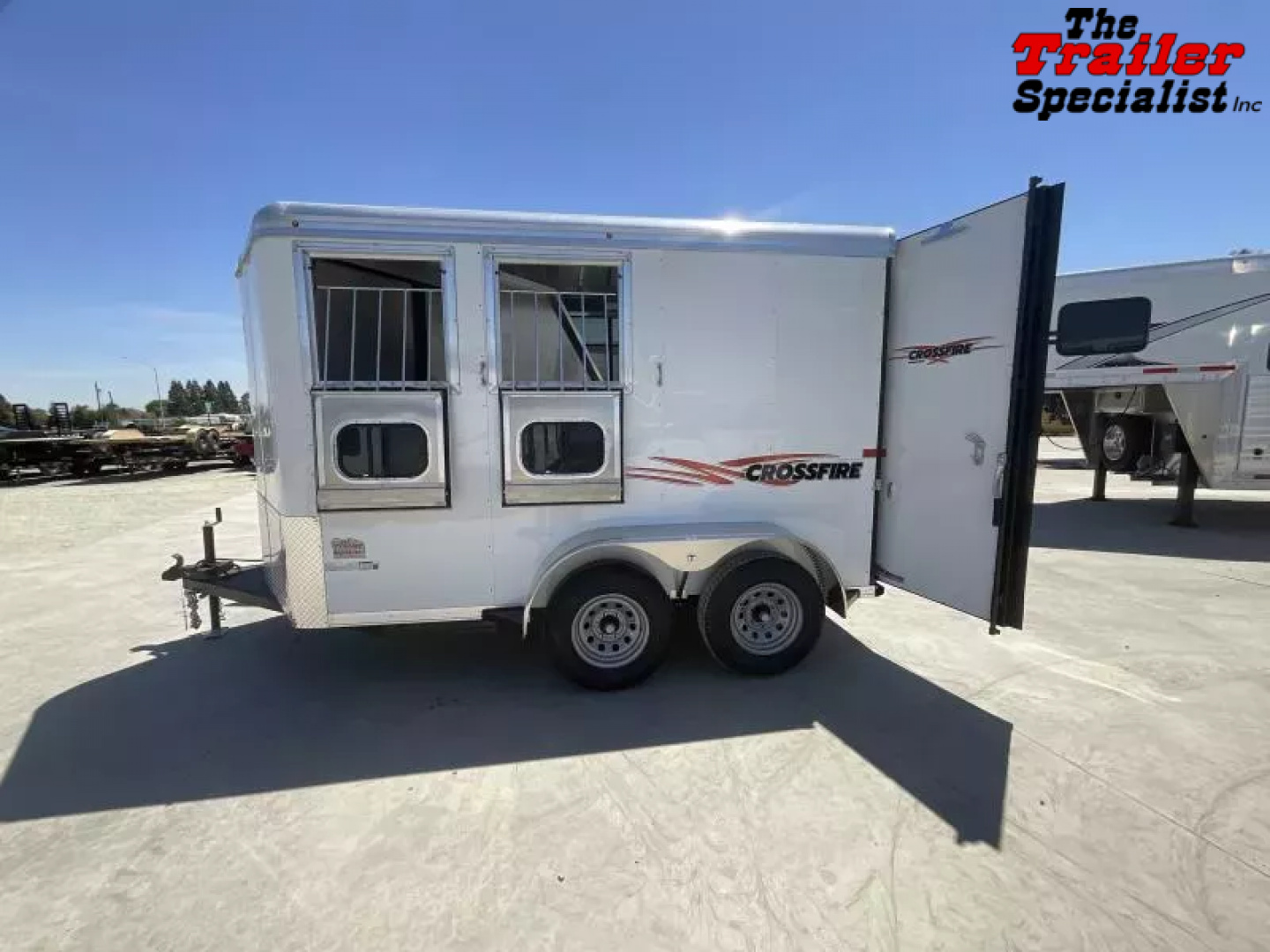 New 2025 Logan Coach 2 HORSE CROSSFIRE BP Horse Trailer