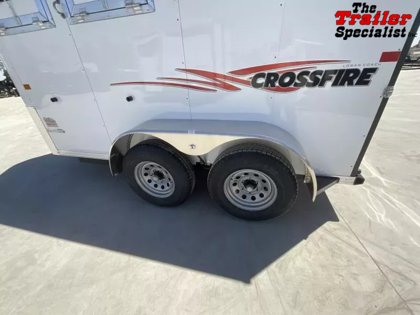 New 2025 Logan Coach 2 HORSE CROSSFIRE BP Horse Trailer