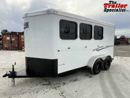 New 2025 Logan Coach 3 HORSE BUMPER PULL Horse Trailer