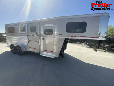 New 2025 Logan Coach 2+1 GOOSENECK STRAIGHT LOAD Horse Trailer