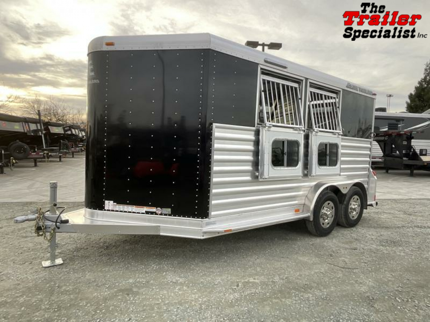 New 2023 Elite Trailers 2 HORSE BUMPERPULL Horse Trailer