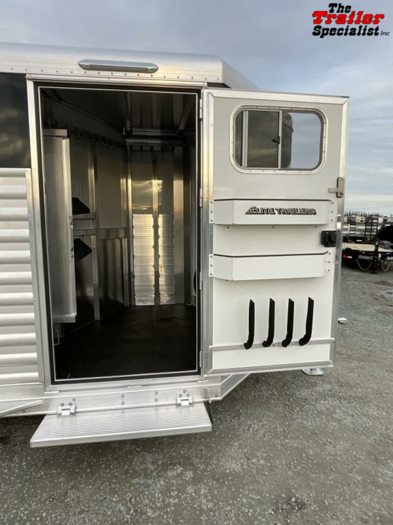 New 2023 Elite Trailers 2 HORSE BUMPERPULL Horse Trailer