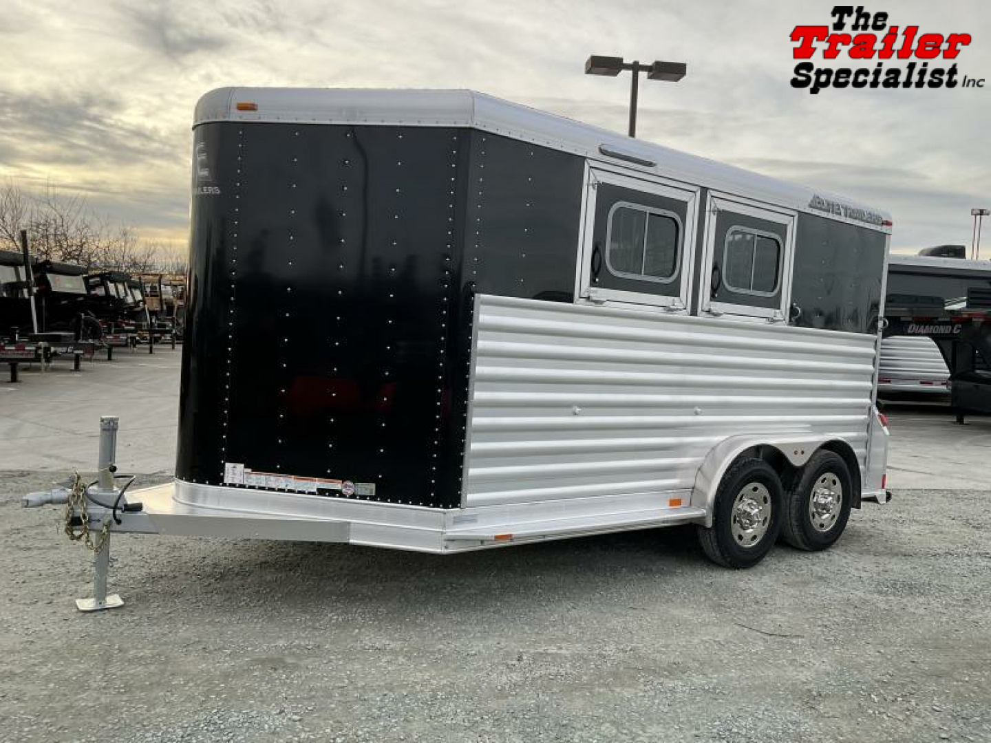 New 2023 Elite Trailers 2 HORSE BUMPERPULL Horse Trailer