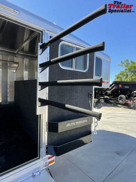 New 2024 Elite Trailers 4 HORSE GN Horse Trailer
