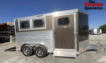 New 2025 Cimarron Trailers NORSTAR 2H BP SLANT Horse Trailer