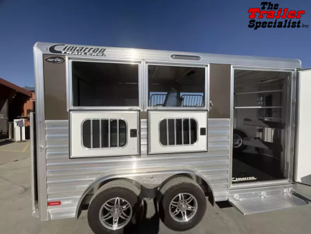 New 2025 Cimarron Trailers NORSTAR 2H BP SLANT Horse Trailer