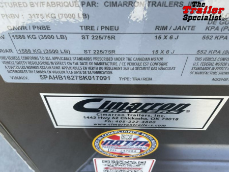 New 2025 Cimarron Trailers NORSTAR 2H BP SLANT Horse Trailer