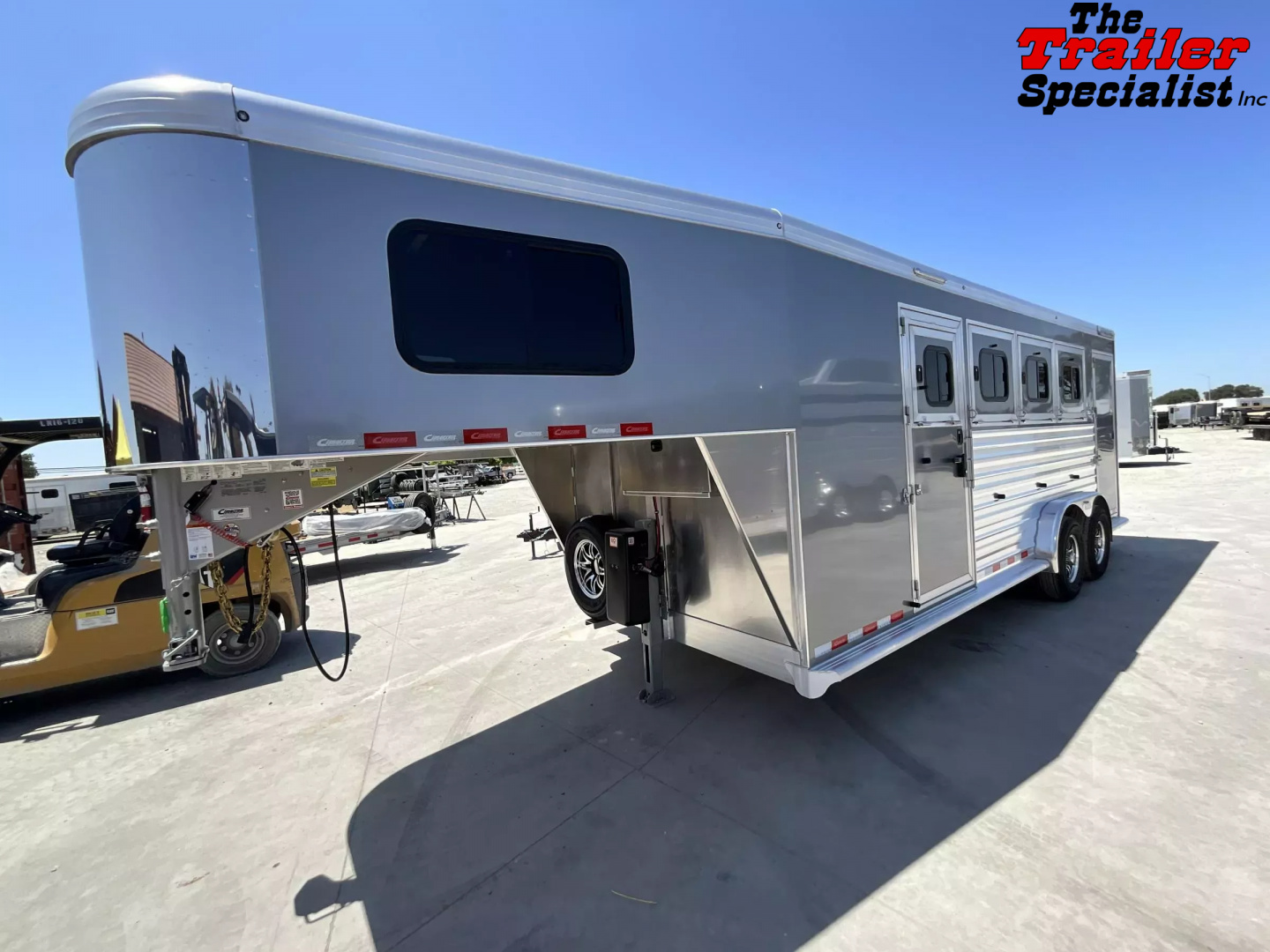 New 2026 Cimarron Trailers 4 HORSE SLANT GN Horse Trailer