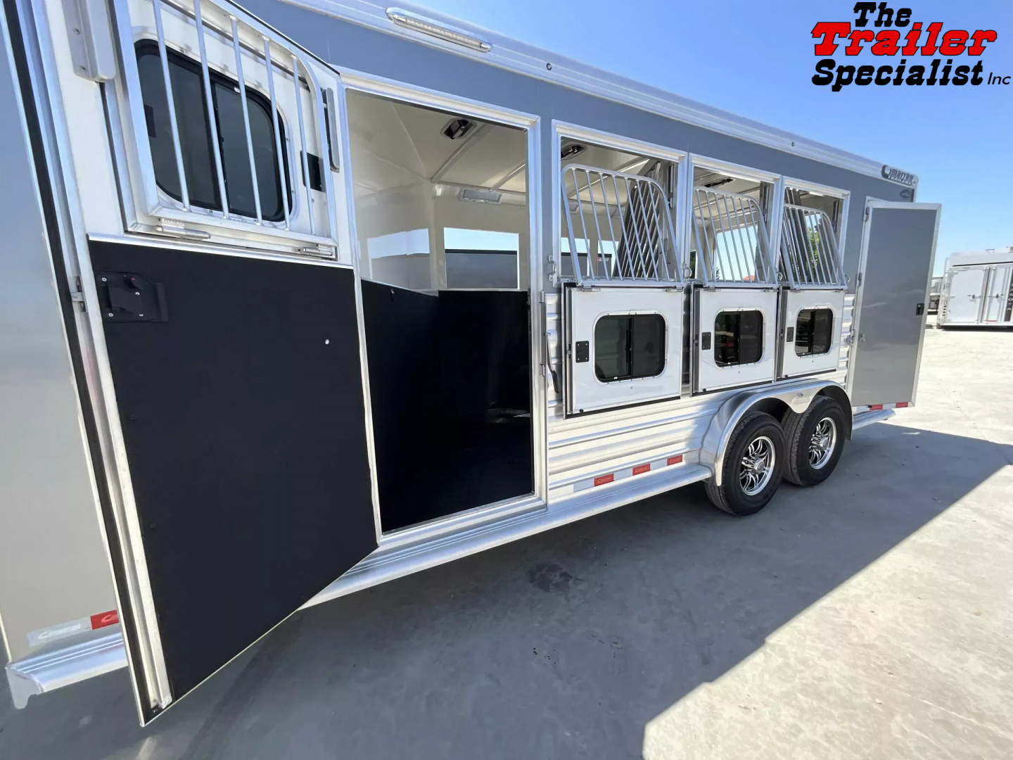 New 2026 Cimarron Trailers 4 HORSE SLANT GN Horse Trailer