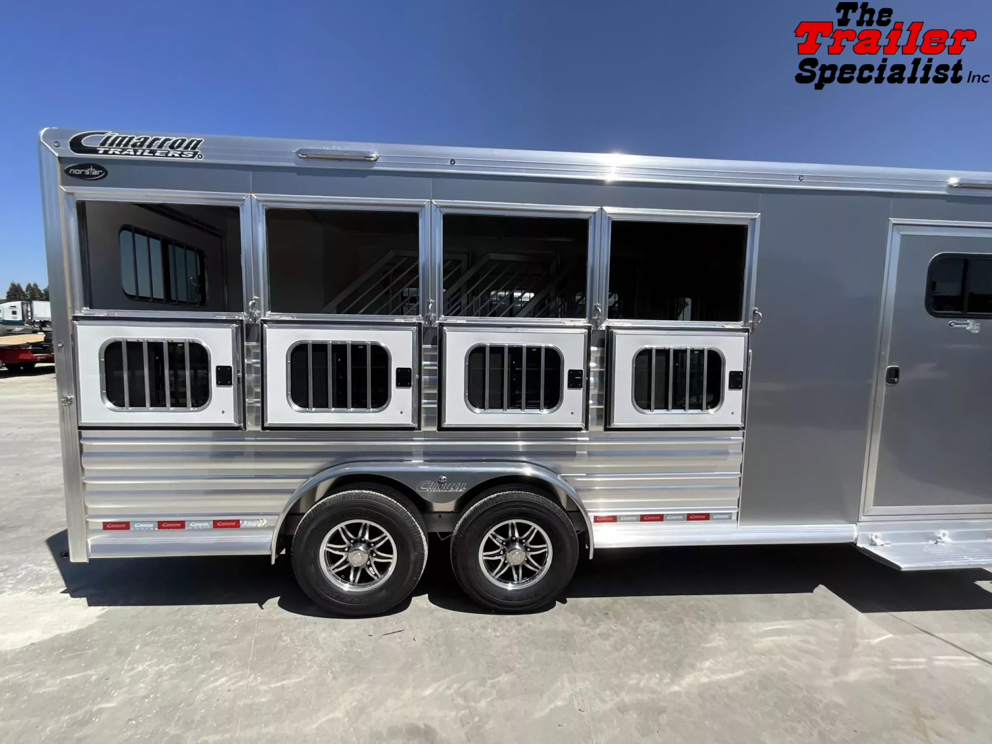 New 2026 Cimarron Trailers 4 HORSE SLANT GN Horse Trailer