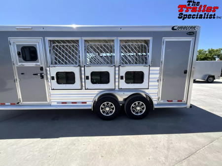 New 2026 Cimarron Trailers 4 HORSE SLANT GN Horse Trailer