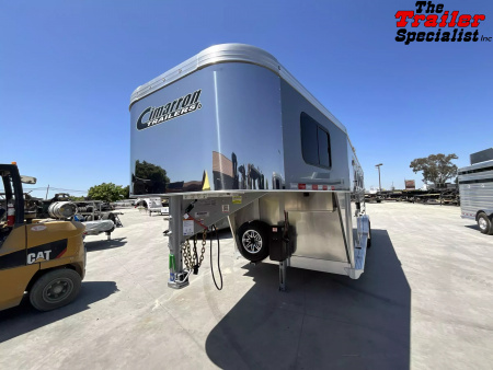 New 2026 Cimarron Trailers 4 HORSE SLANT GN Horse Trailer