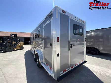 New 2026 Cimarron Trailers 4 HORSE SLANT GN Horse Trailer