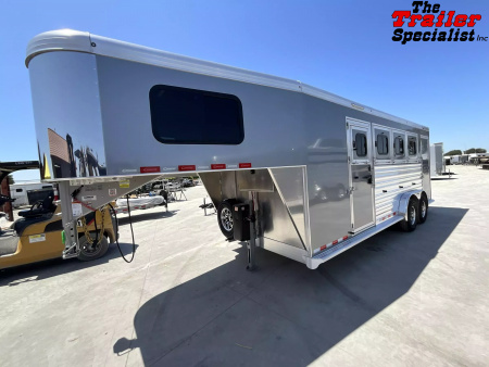 New 2026 Cimarron Trailers 4 HORSE SLANT GN Horse Trailer