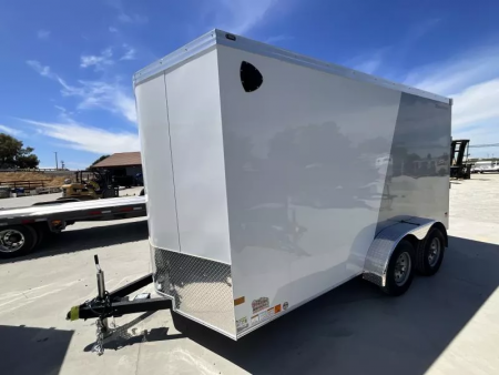 New 2025 Wells Cargo 7FT X 14FT 7K GVW TA Cargo / Enclosed Trailer